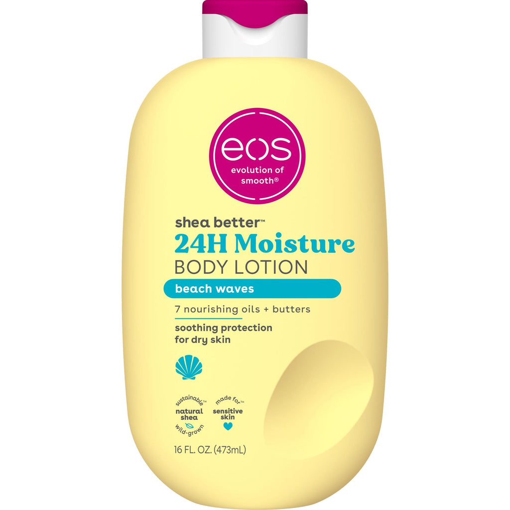 eos Shea Better Body Lotion | 24-Hour Moisture | Natural Shea Butter & Vitamin E | 16 fl oz