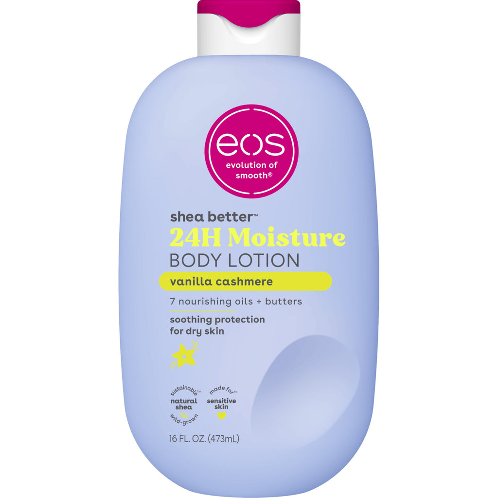 eos Shea Better Body Lotion | 24-Hour Moisture | Natural Shea Butter & Vitamin E | 16 fl oz