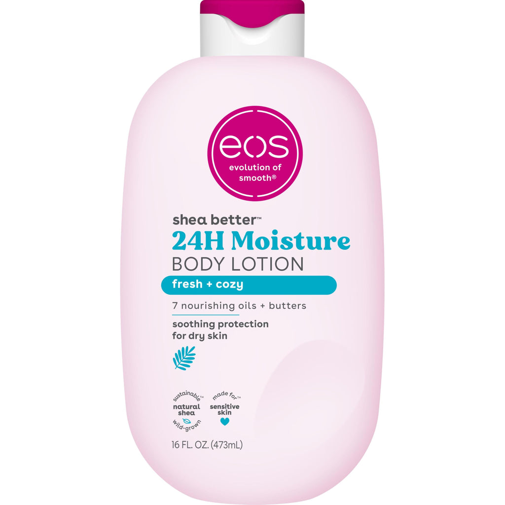 eos Shea Better Body Lotion | 24-Hour Moisture | Natural Shea Butter & Vitamin E | 16 fl oz