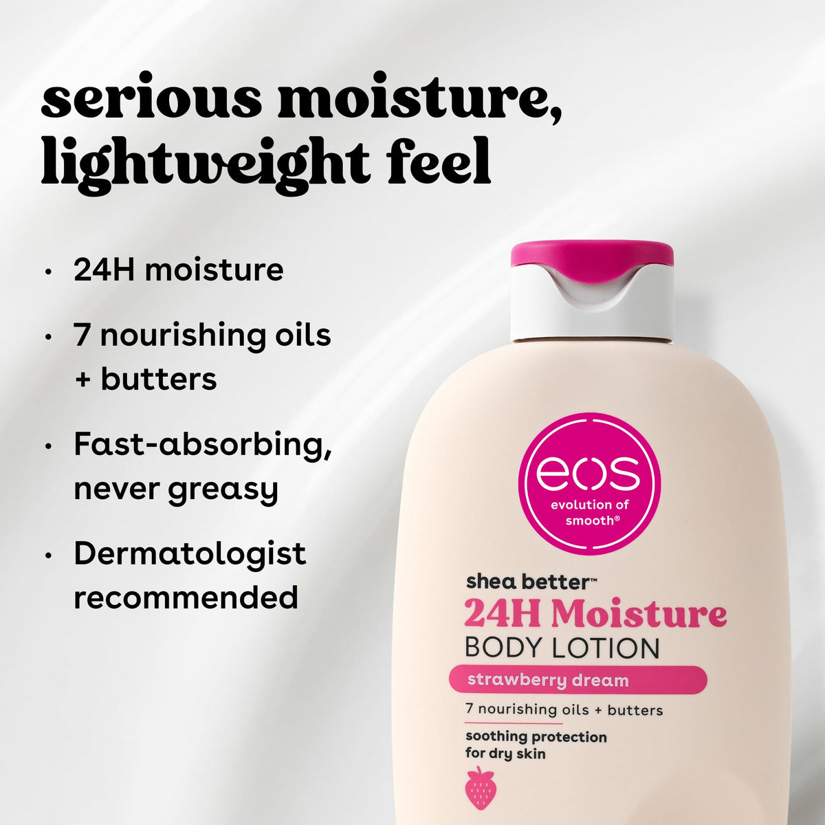 eos Shea Better Body Lotion | 24-Hour Moisture | Natural Shea Butter & Vitamin E | 16 fl oz