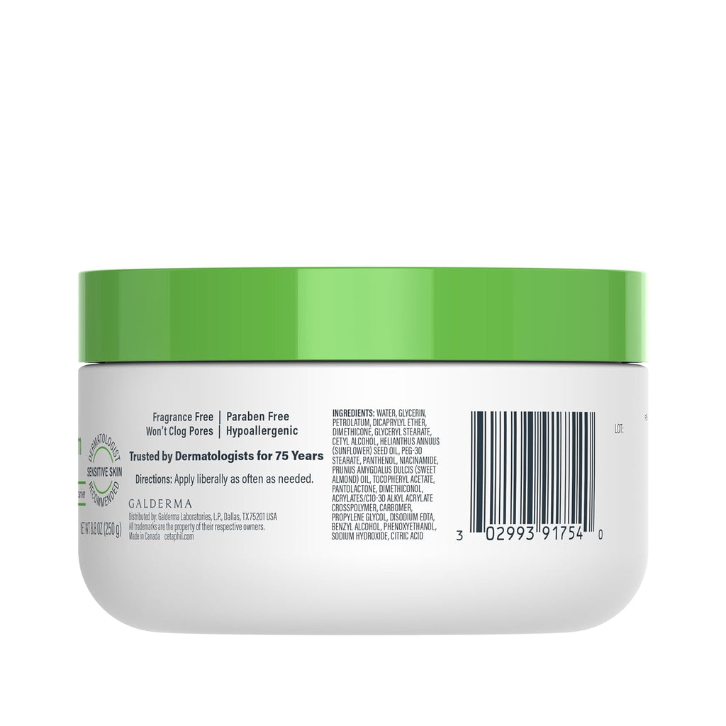 Cetaphil Moisturizing Cream Sensitive Skin, Fragrance Free, 3oz, 3ct