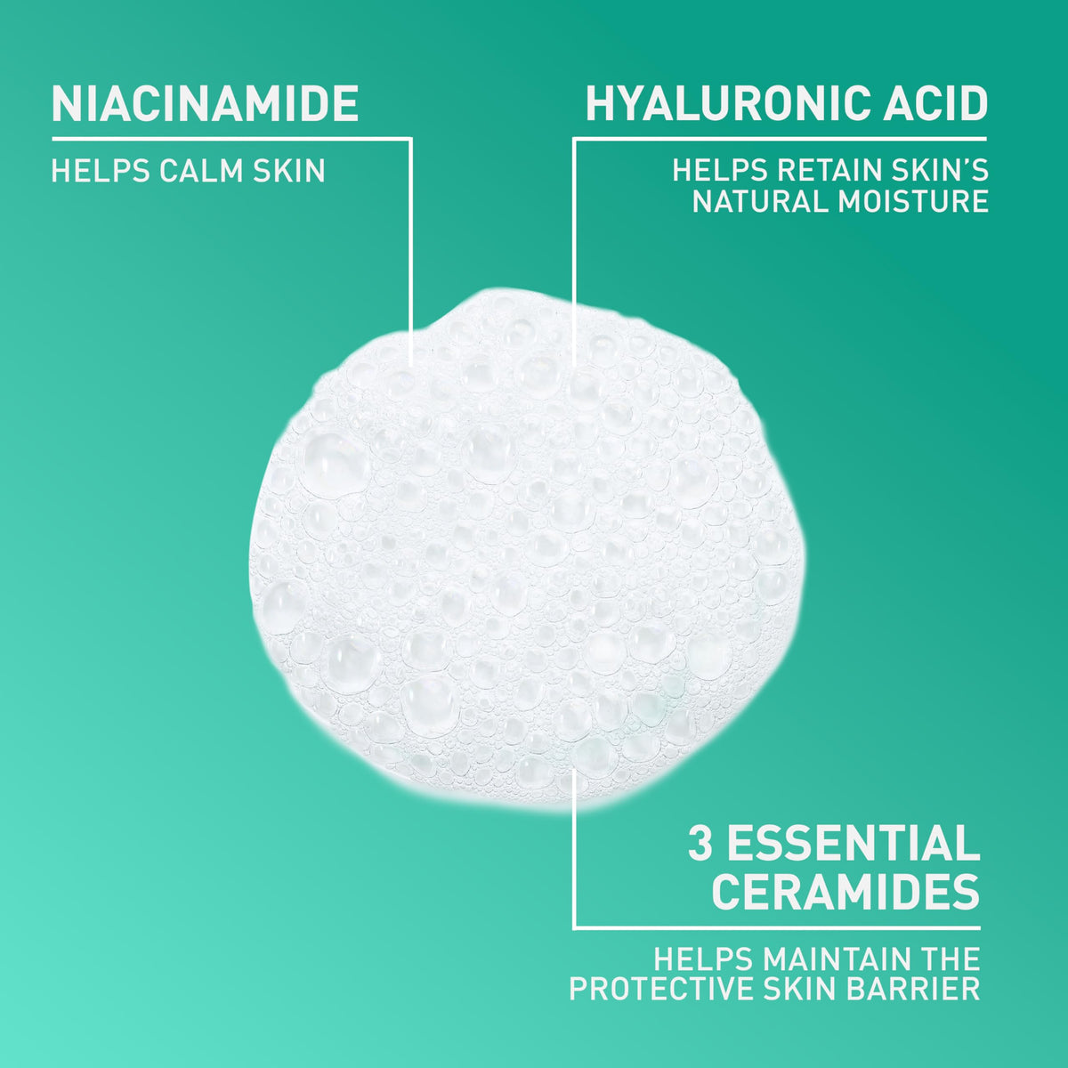 CeraVe Foaming Facial Cleanser | Face & Body Wash for Normal to Oily Skin | Fragrance Free, 16 fl oz
