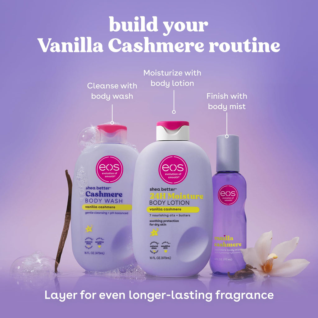 eos Shea Better Body Lotion | 24-Hour Moisture | Natural Shea Butter & Vitamin E | 16 fl oz