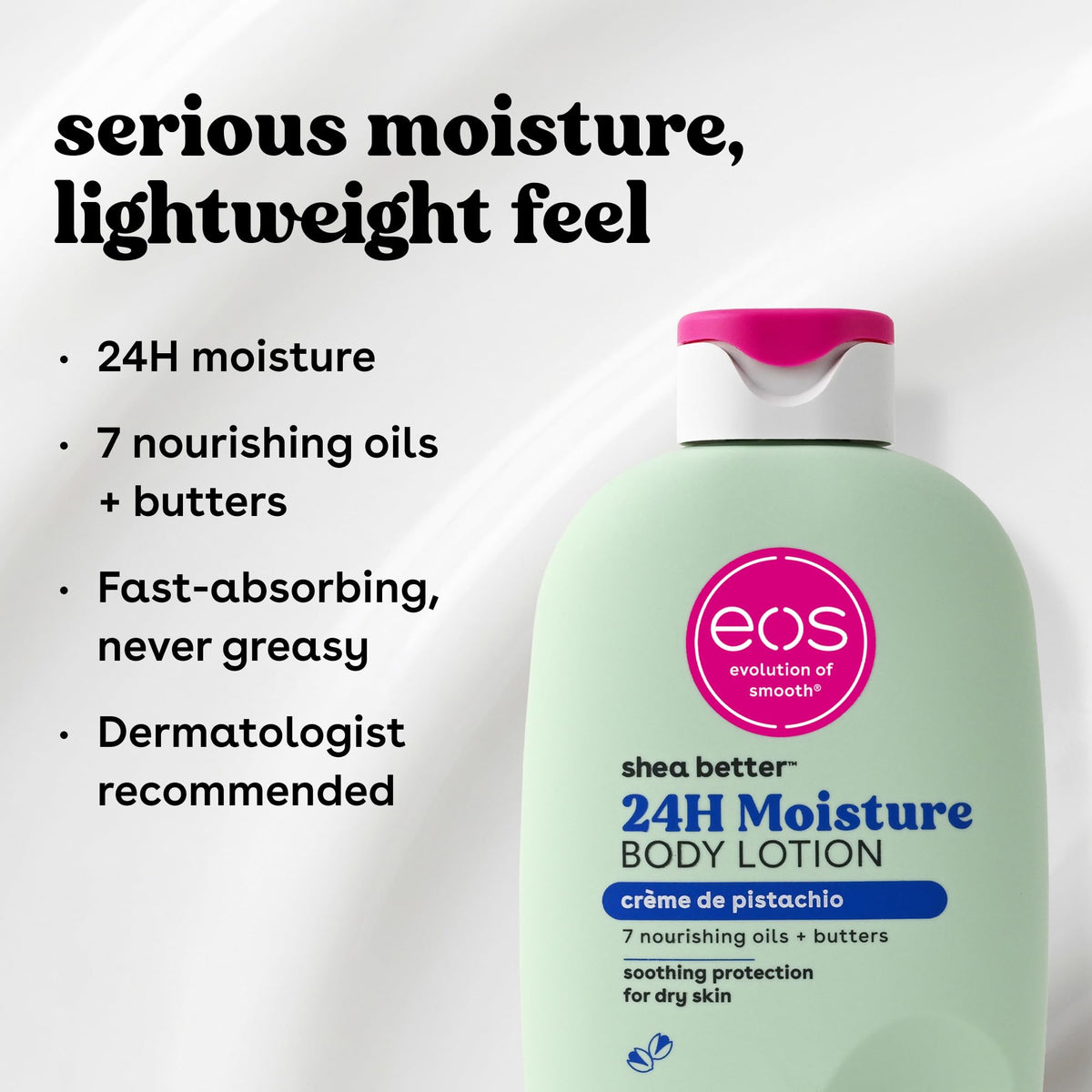 eos Shea Better Body Lotion | 24-Hour Moisture | Natural Shea Butter & Vitamin E | 16 fl oz