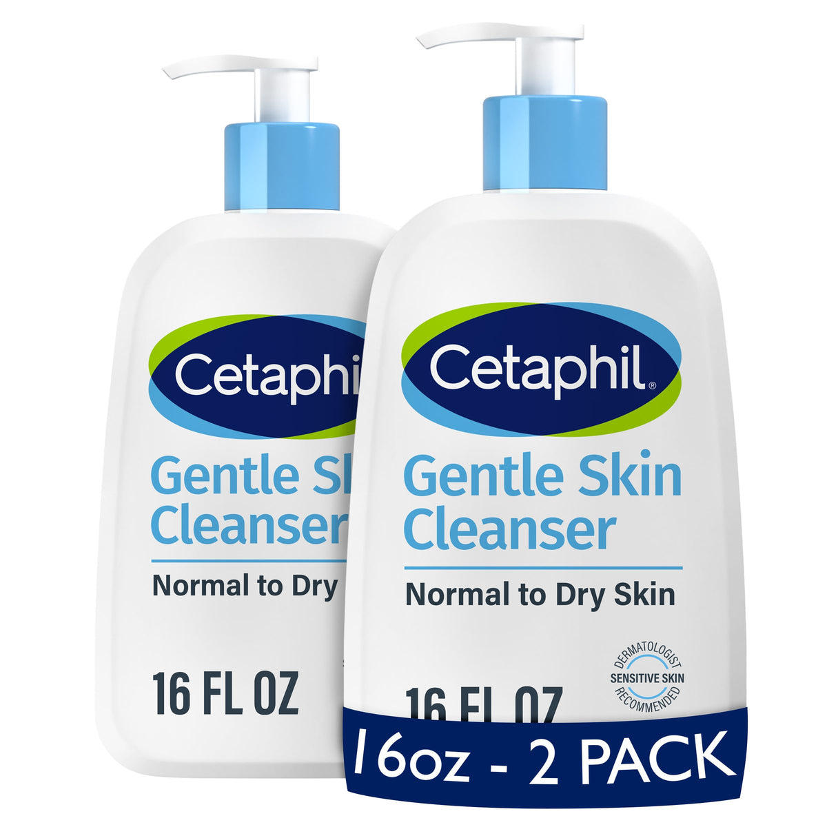 Cetaphil Gentle Skin Cleanser, Hydrating Face Wash for Sensitive Skin, Fragrance Free, 4oz, 3ct