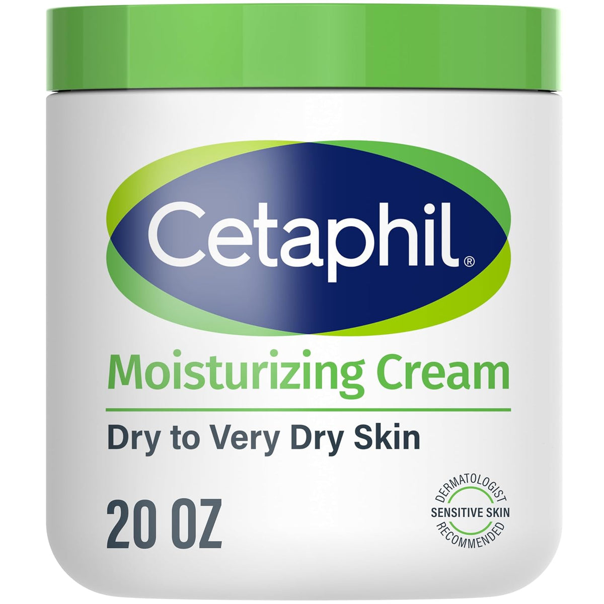 Cetaphil Moisturizing Cream Sensitive Skin, Fragrance Free, 3oz, 3ct