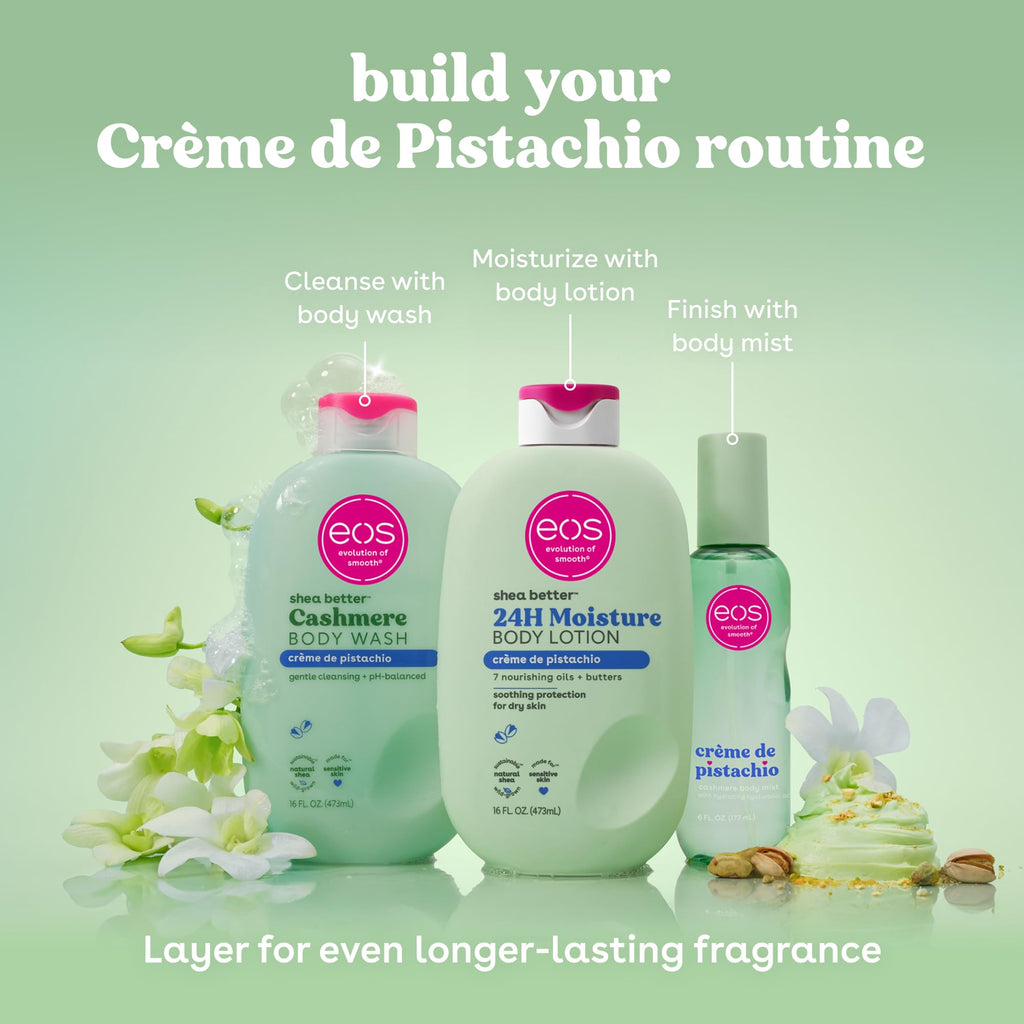 eos Shea Better Body Lotion | 24-Hour Moisture | Natural Shea Butter & Vitamin E | 16 fl oz