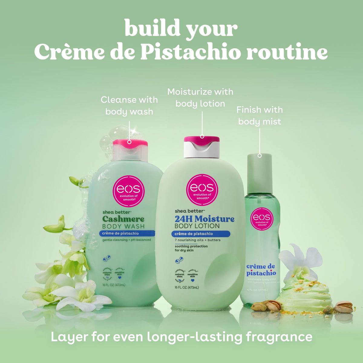 eos Shea Better Body Lotion | 24-Hour Moisture | Natural Shea Butter & Vitamin E | 16 fl oz