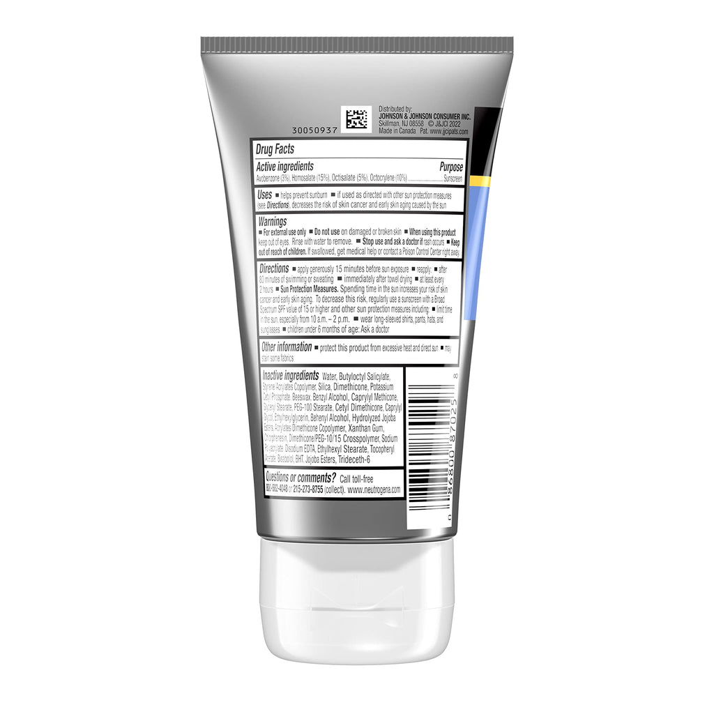Neutrogena Sport Face Sunscreen SPF 70+ | Oil-Free, Water-Resistant 80 Min | Broad Spectrum UVA/UVB, 2.5 fl oz