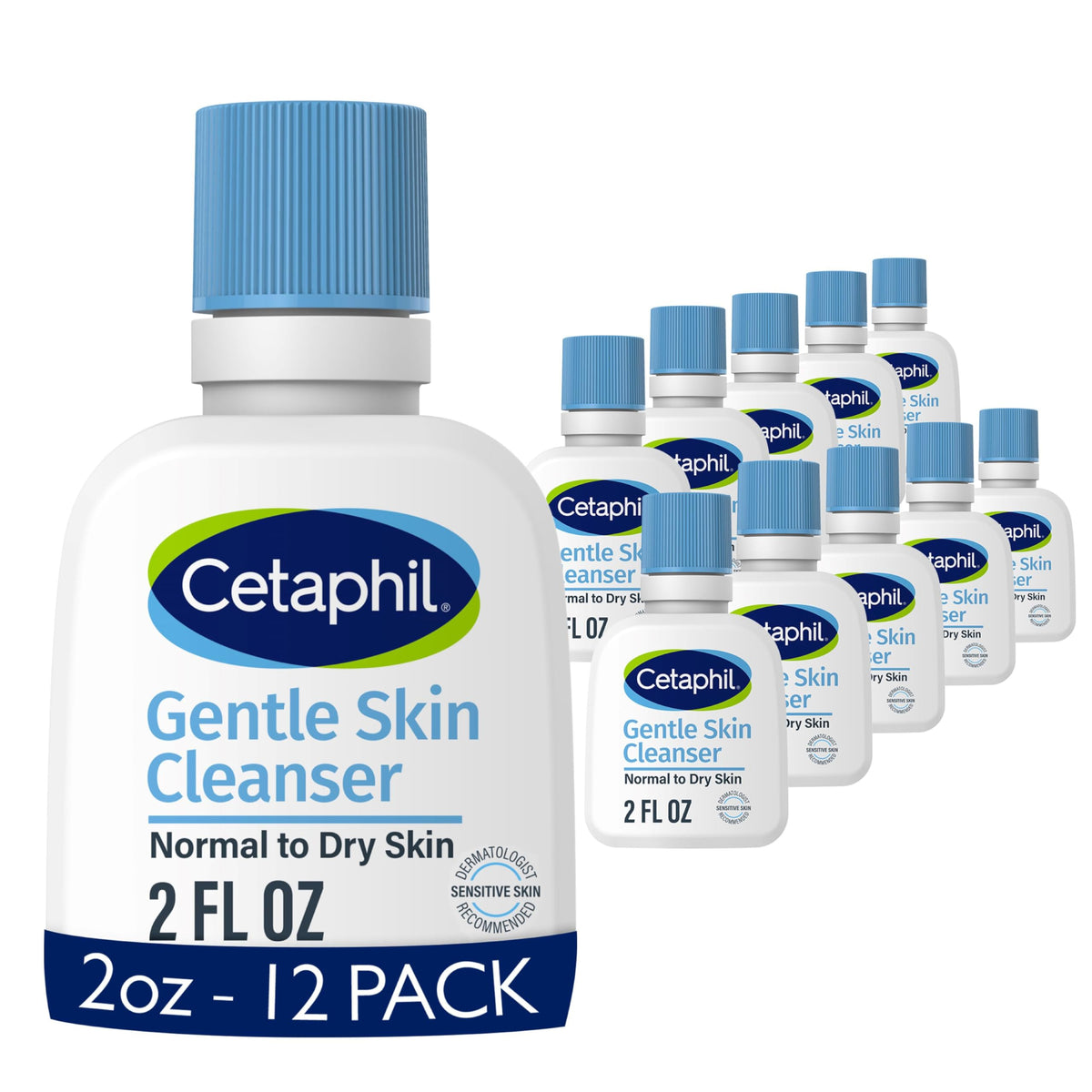 Cetaphil Gentle Skin Cleanser, Hydrating Face Wash for Sensitive Skin, Fragrance Free, 4oz, 3ct
